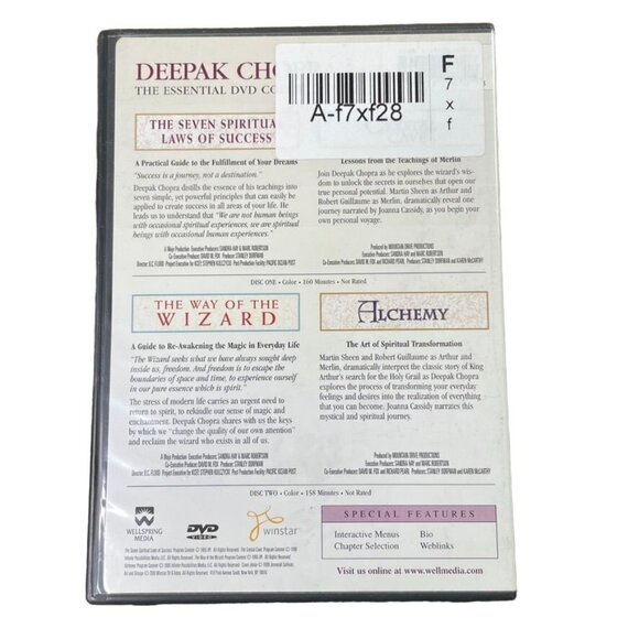 Deepak Chopra The Essential Self Help 4 DVD Collection 90s u - Picture 2 of 2